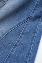 yıkanmış görünümlü denim pantolon