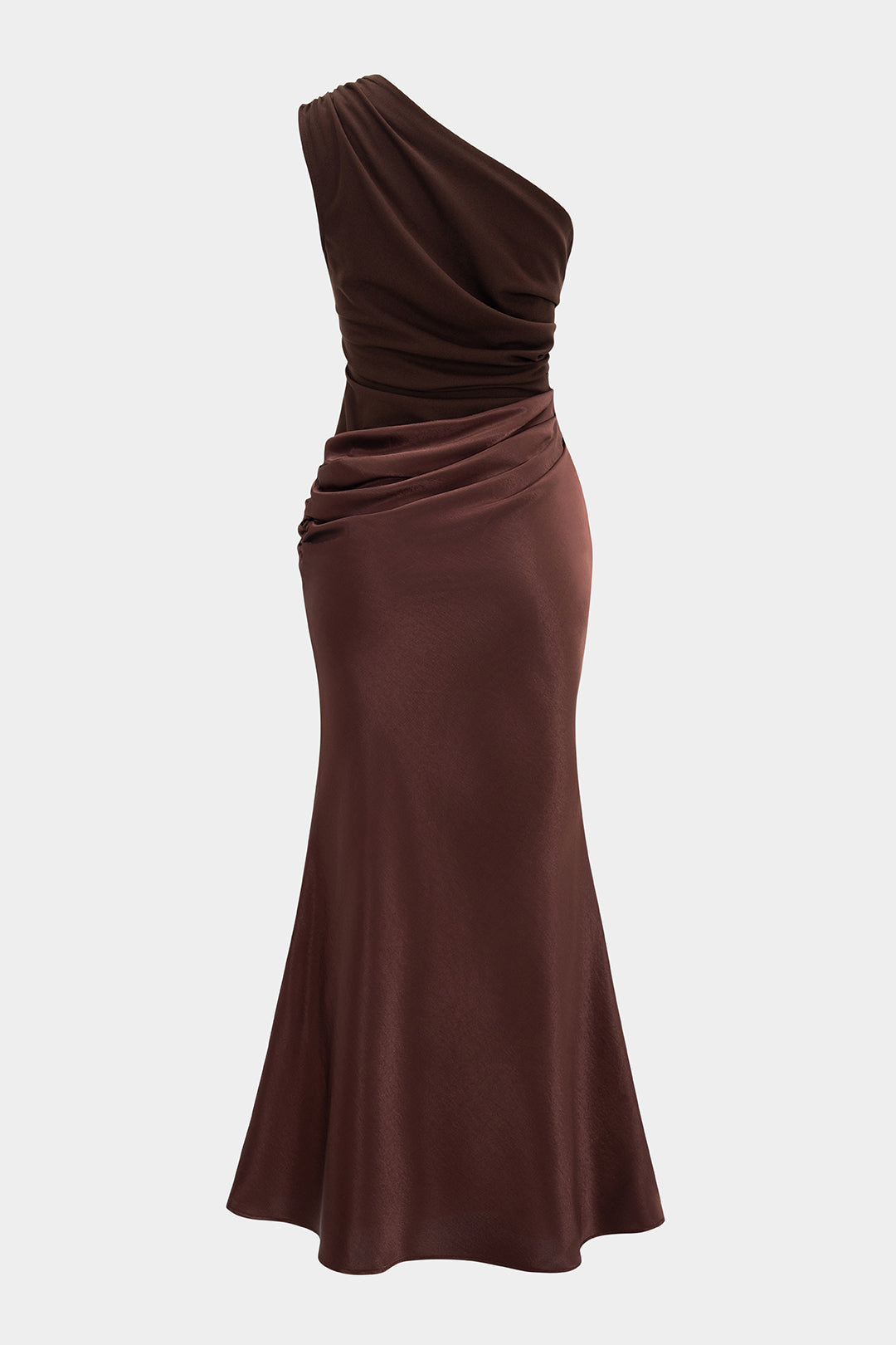 Siyah Şık Kolsuzluk Asimetrik Kesimlilik Uzun Elbise