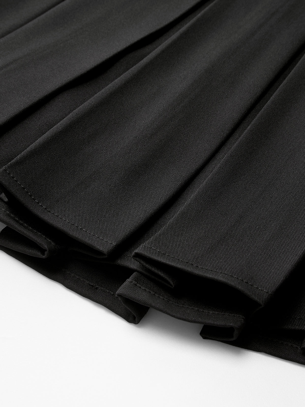 Elastik Belli Pileli Kısa Etek