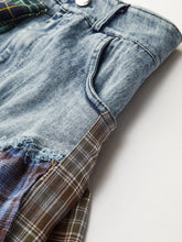 denim kısa etek