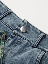 denim kısa etek