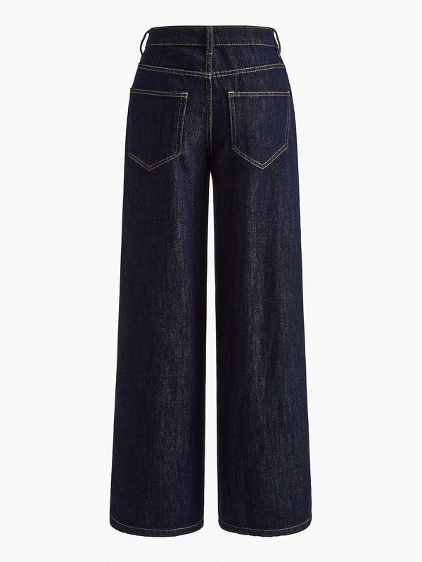 vintage denim pantalon