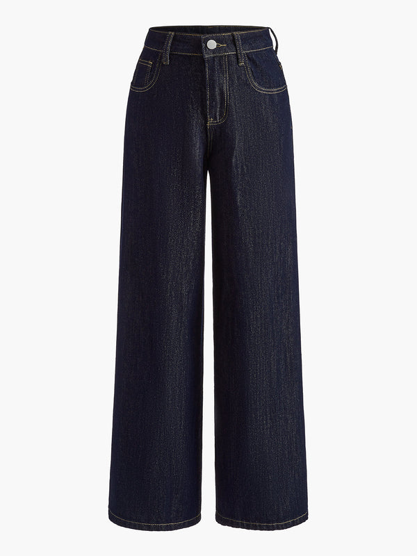 vintage denim pantalon