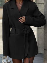 bağlamalı blazer elbise