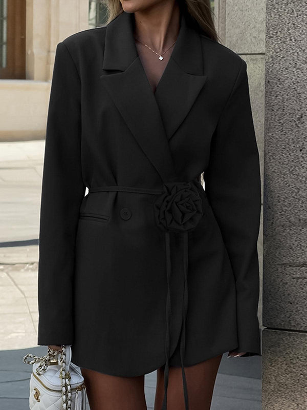 bağlamalı blazer elbise
