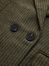 haki ekoseli blazer ceket