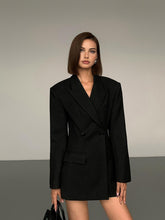 siyah oversize blazer