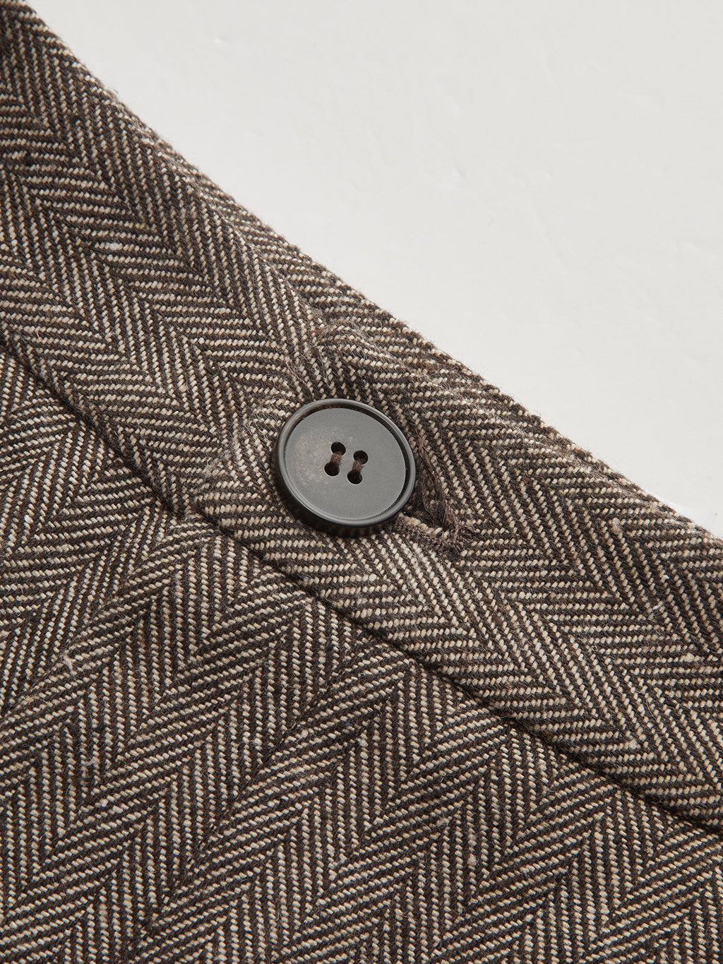 Orta Bel Kılavuzlu Desenli Eğri Paçalı Polyester Pantolon