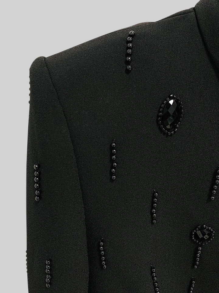 Elmas Süslemeli Mini Etekli Set