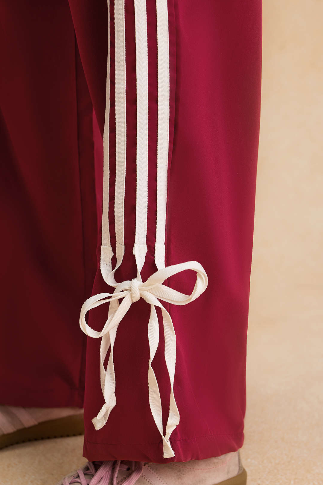 Patchwork Kemer Detaylı Pantolon