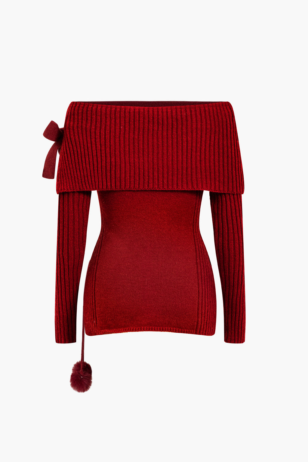 Örgü Düğüm Detaylı Uzun Kollu Şık Günlük Rahat Kazak Üst