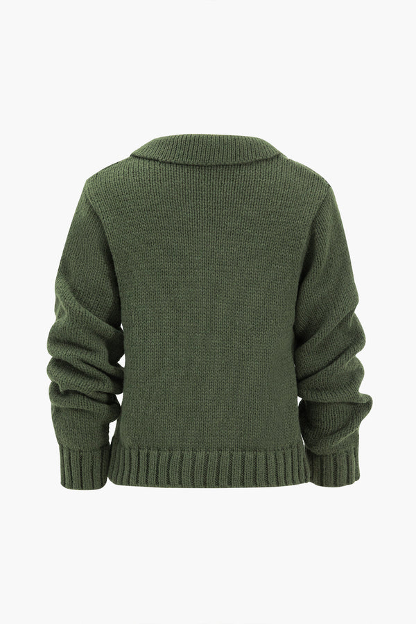 örgü metalik düğmeli bluz