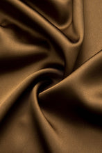 saten patchwork elbise