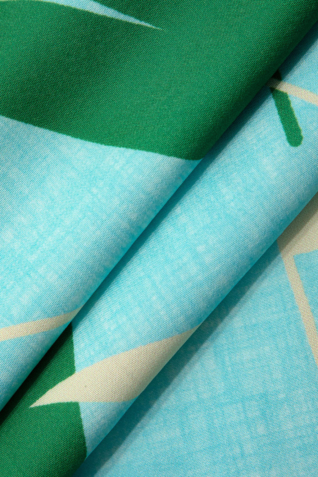 Bambu Yaprağı Desenli Bağlamalı Spagetti Askılı Üst Ve Pantolon Seti