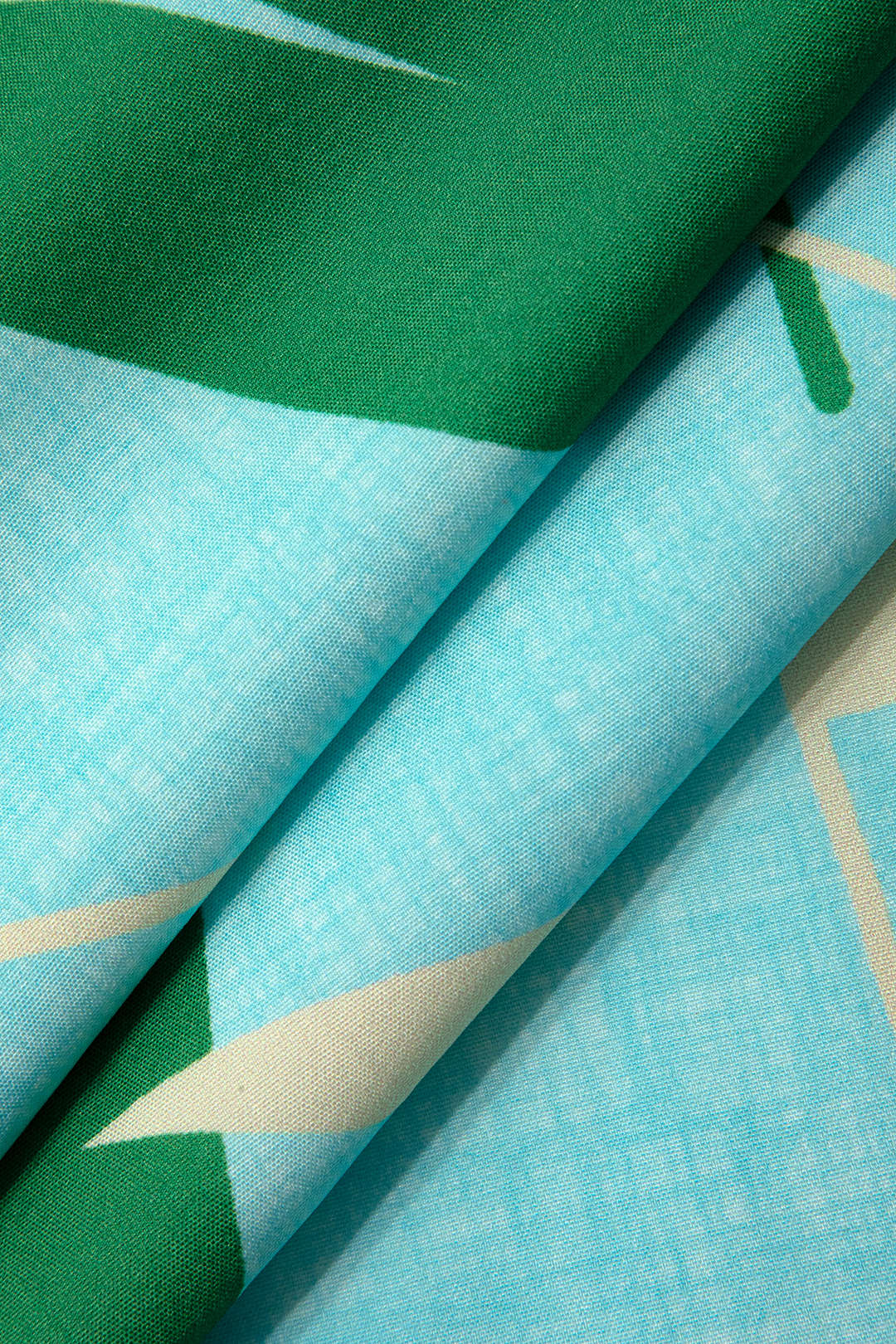 Bambu Yaprağı Desenli Bağlamalı Spagetti Askılı Üst Ve Pantolon Seti