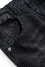 kesikli denim pantolon