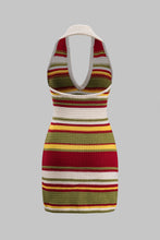 örgü halter elbise