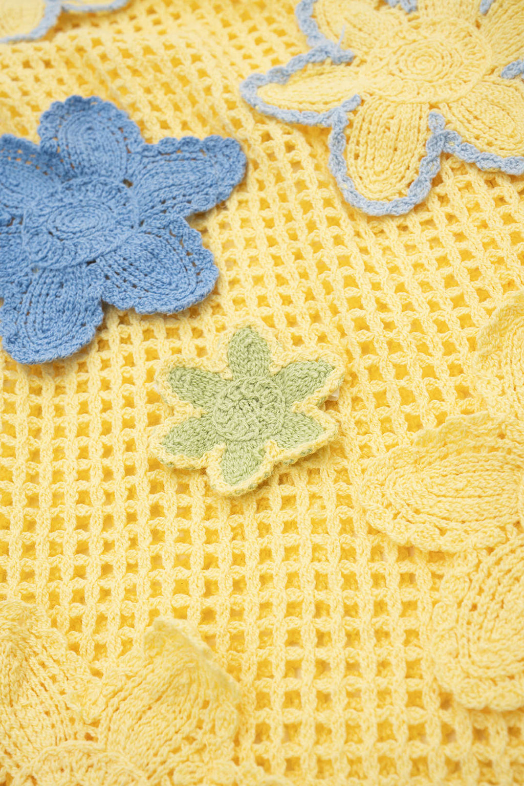 Örgü Asimetrik Boncuklu 3D Çiçekli Boş Arka Kısmı Açık Kolsuz Elbise