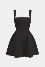 bağcıklı sırt dekolteli mini elbise