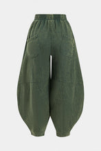 pileli barrel pantolon