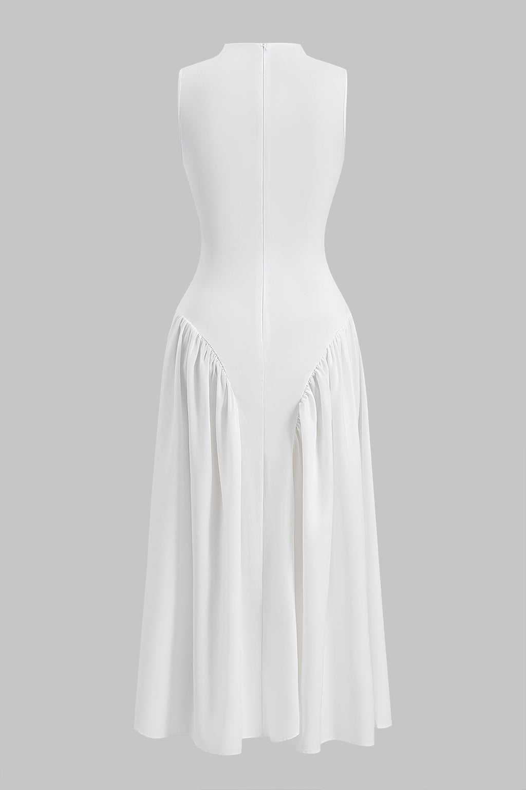 Lacivert Kusursuz Büzgülü SatenKumaş DizÜstü Şık Elbise