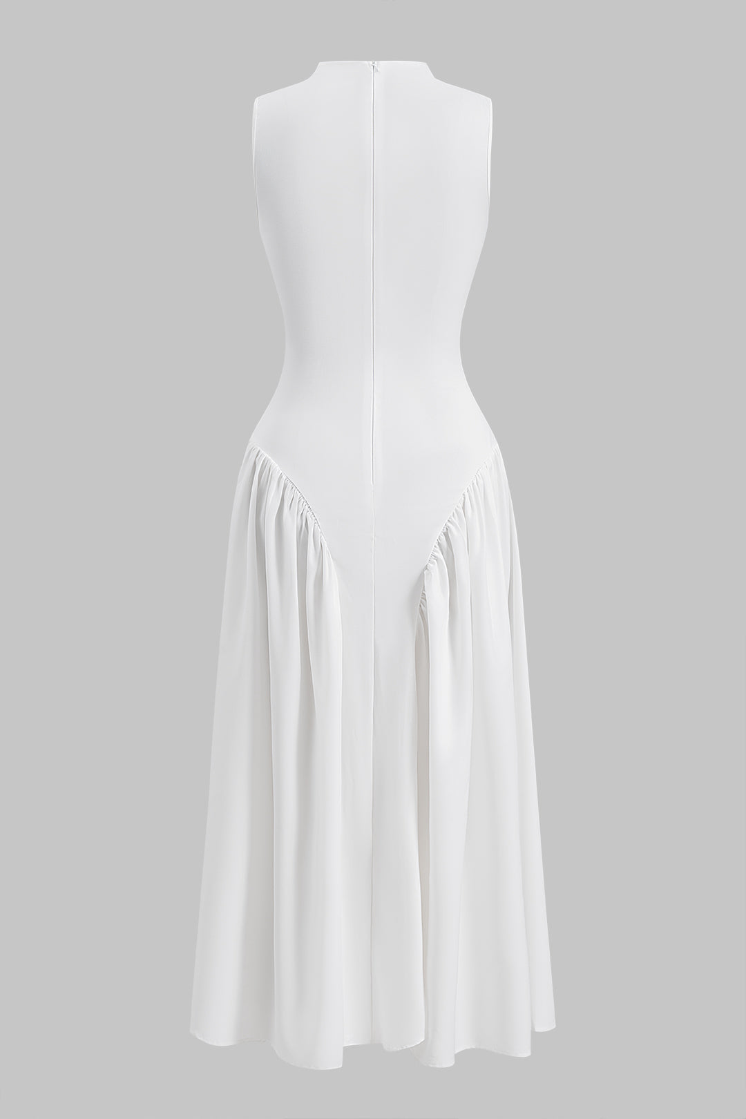 Lacivert Kusursuz Büzgülü SatenKumaş DizÜstü Şık Elbise