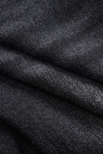 kesikli denim pantolon
