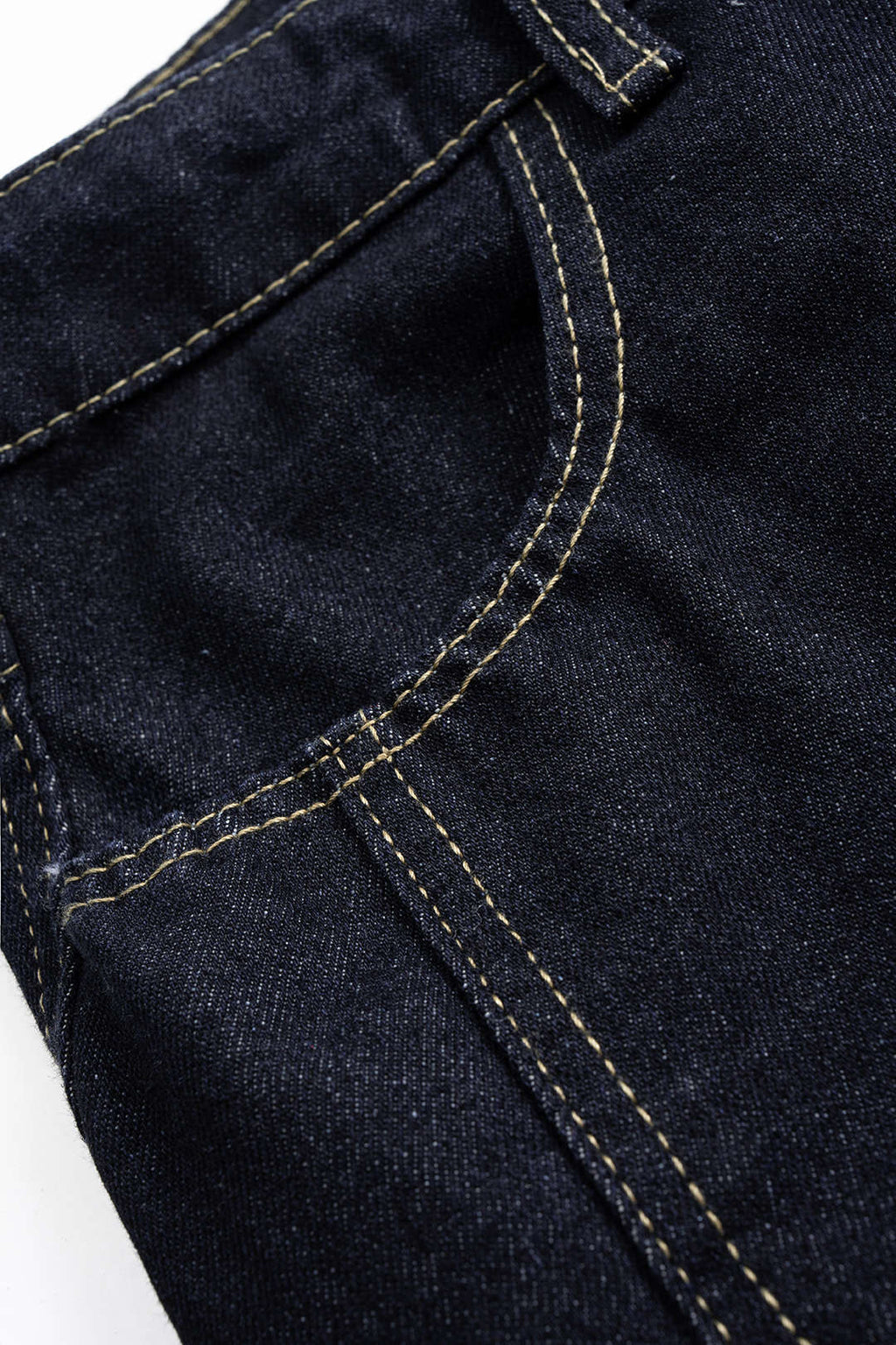 Lacivert Yumuşaklıkta Dokulu Denim Barrel Paça Pantolon