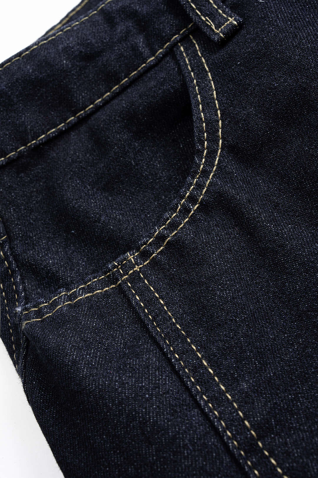 Lacivert Yumuşaklıkta Dokulu Denim Barrel Paça Pantolon