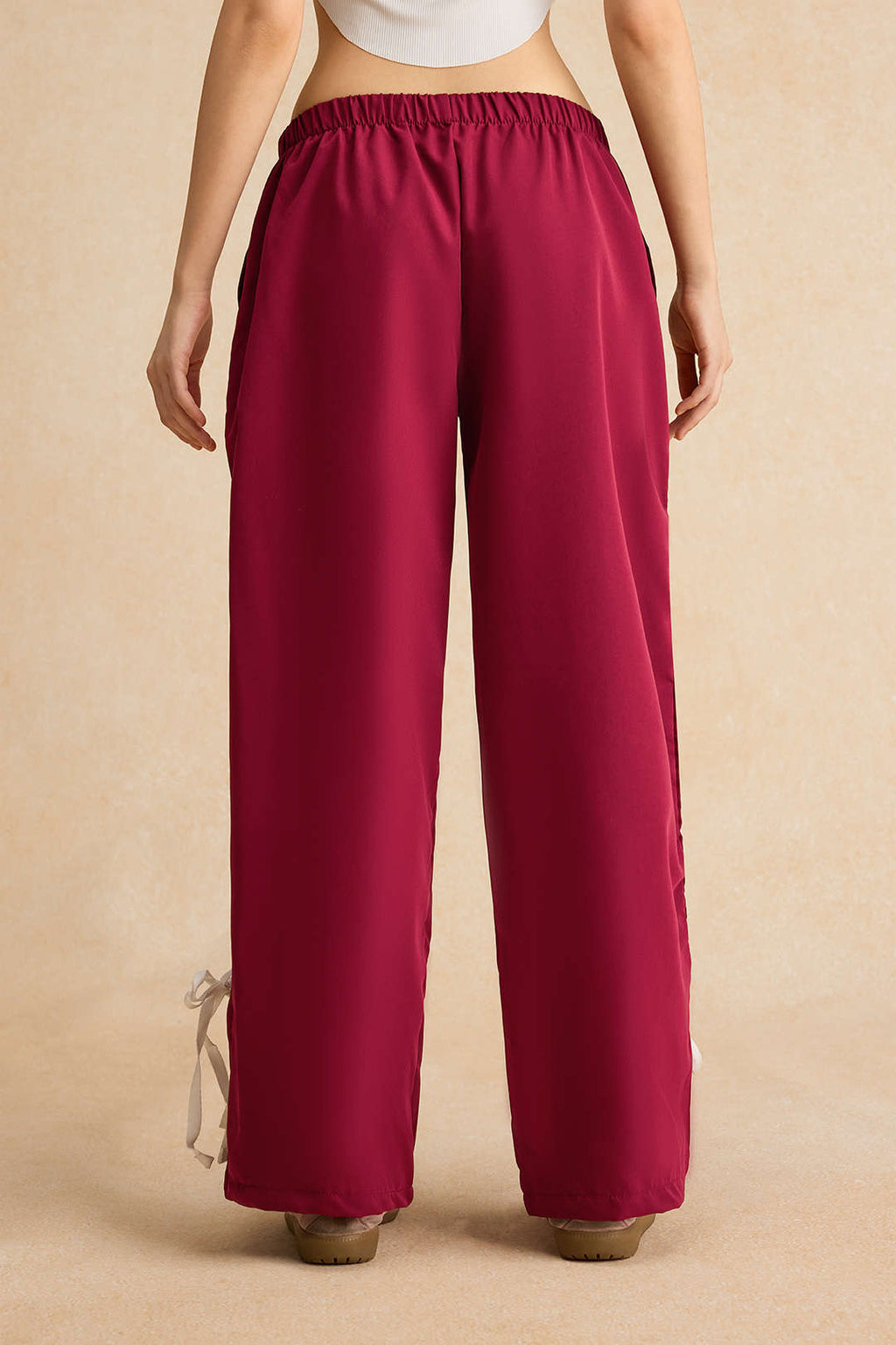 Patchwork Kemer Detaylı Pantolon