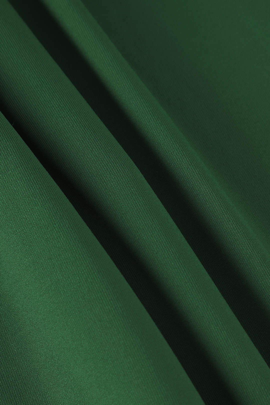 Siyah Derin V Yaka PolyesterElastanKarışımı Elbise