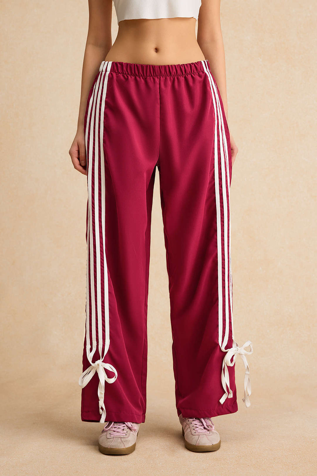 Patchwork Kemer Detaylı Pantolon