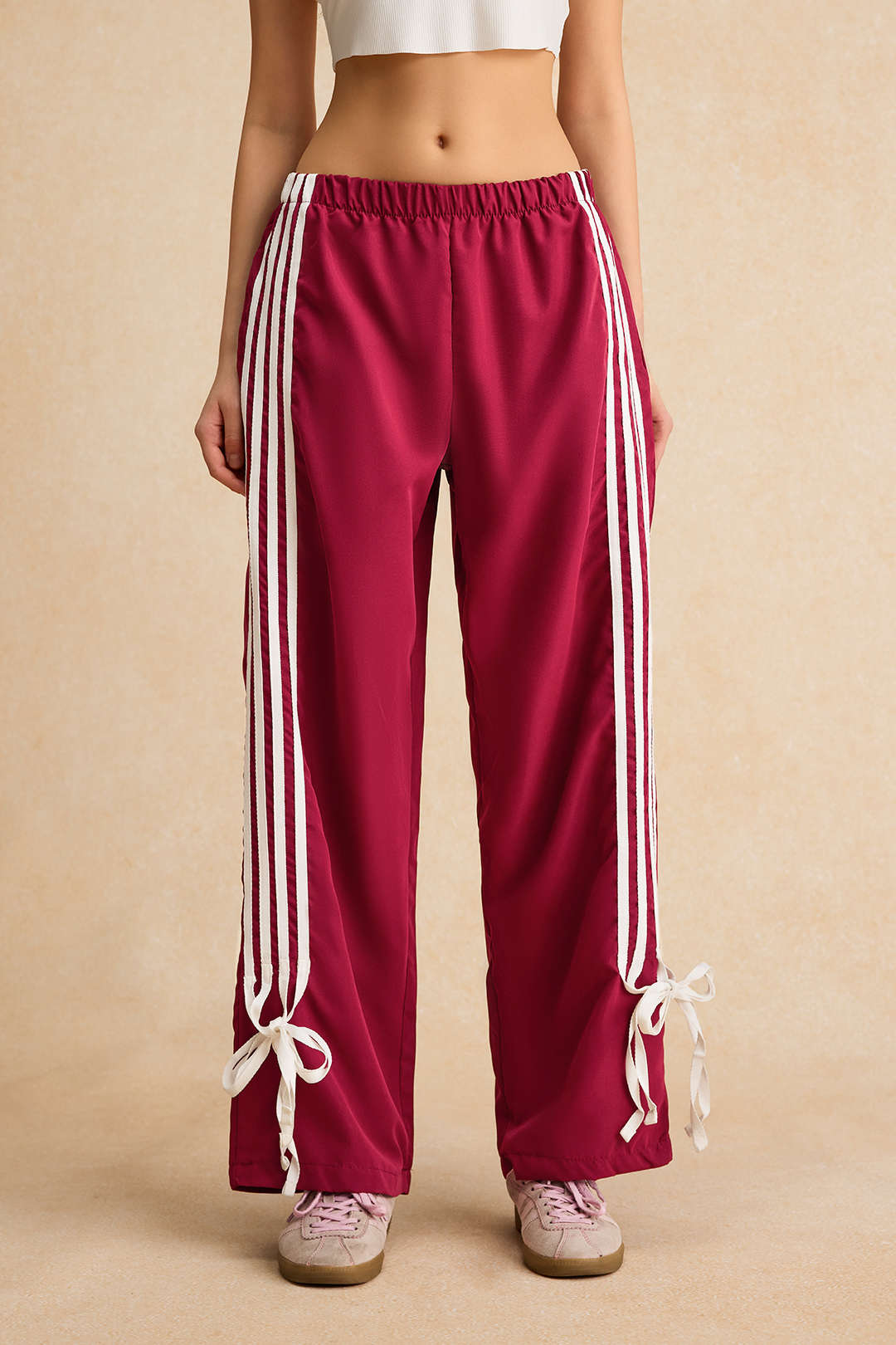 Patchwork Kemer Detaylı Pantolon