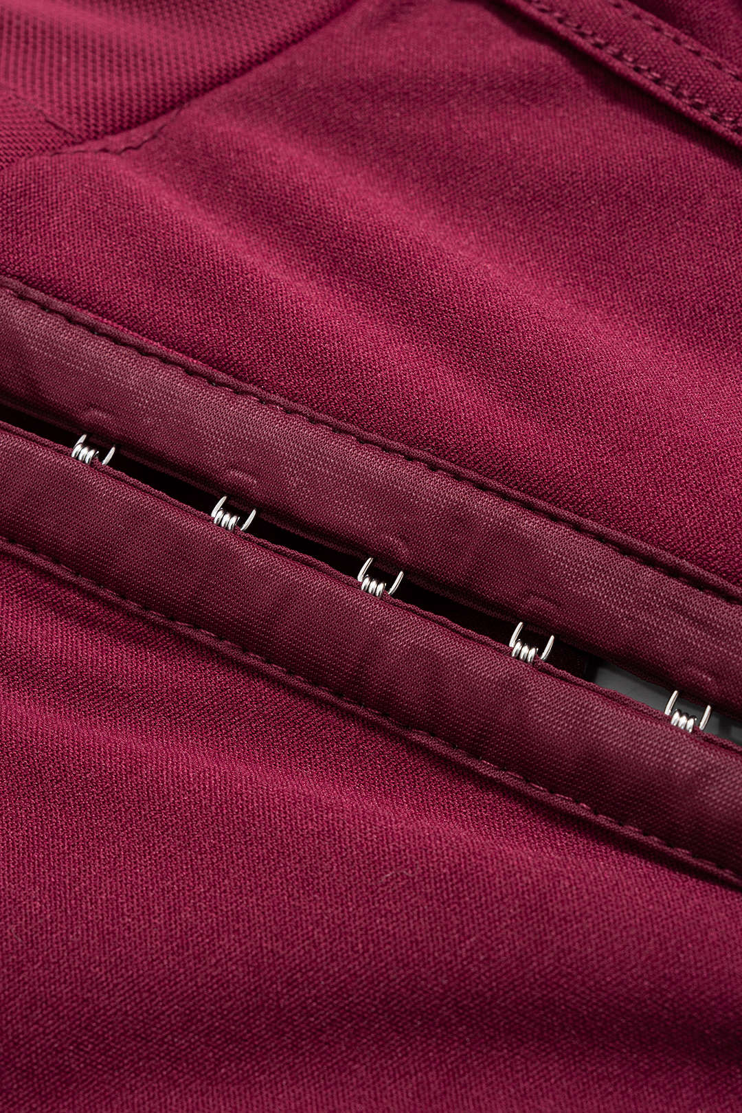 Ağ Dokulu Gözenekli Düğmeli Korseli Uzun Kollu Bluz