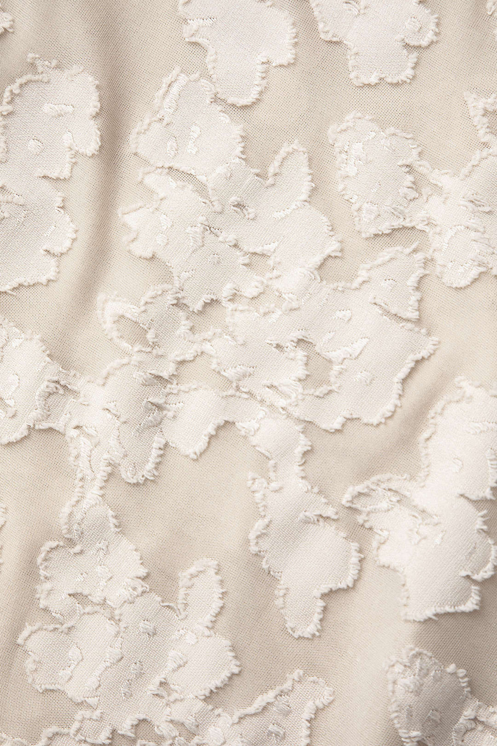 Çiçek Desenli Asimetrik Kenar Kıvrılmış Deniz Kızı Kolsuz Midi Elbise