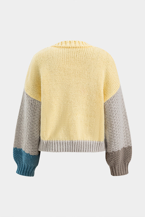 örgü boğazlı kazak