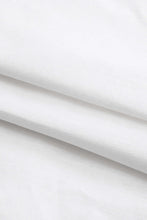 keten düz barrel pantolon