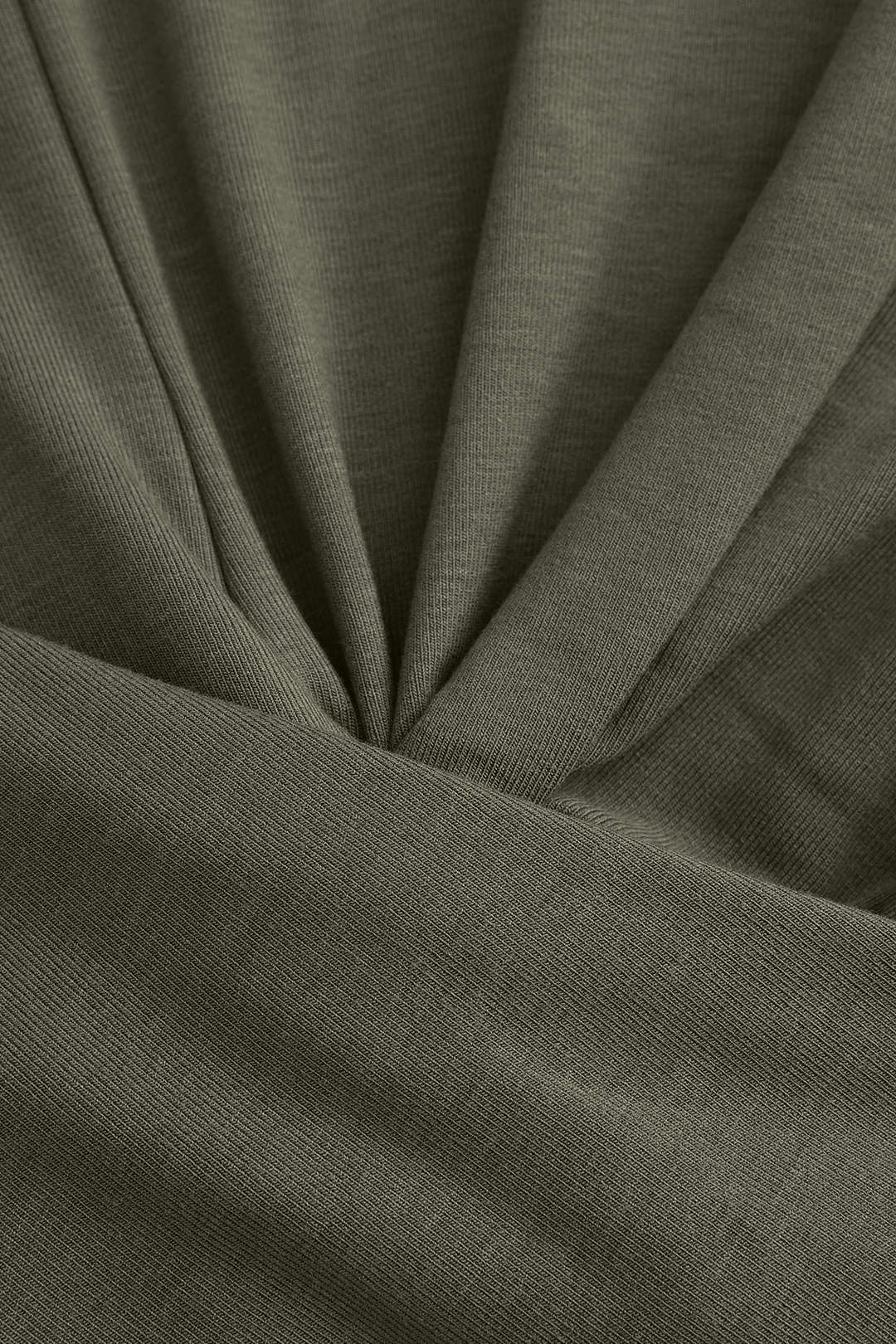 Buruşuk Çapraz Yaka Uzun Kollu Bluz Kadın Günlük Şık