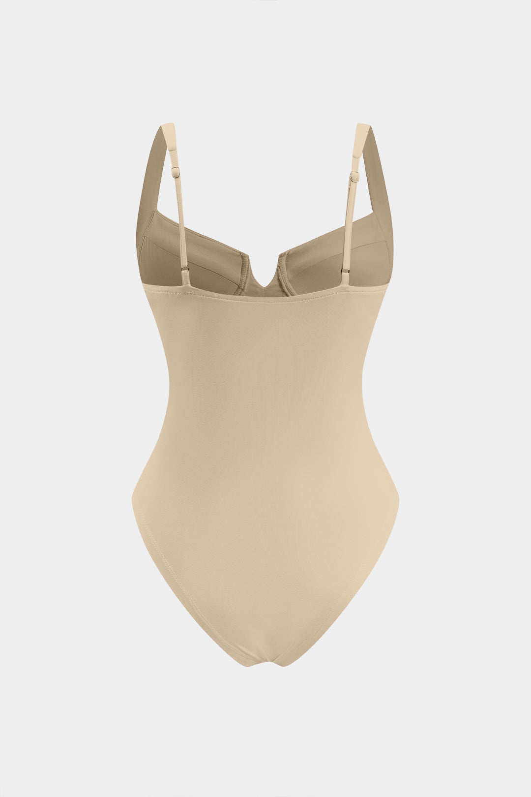 Düz Bustier Kolsuz Bodysuit