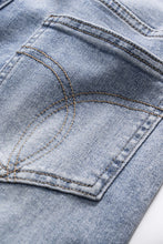 kesikli denim pantolon