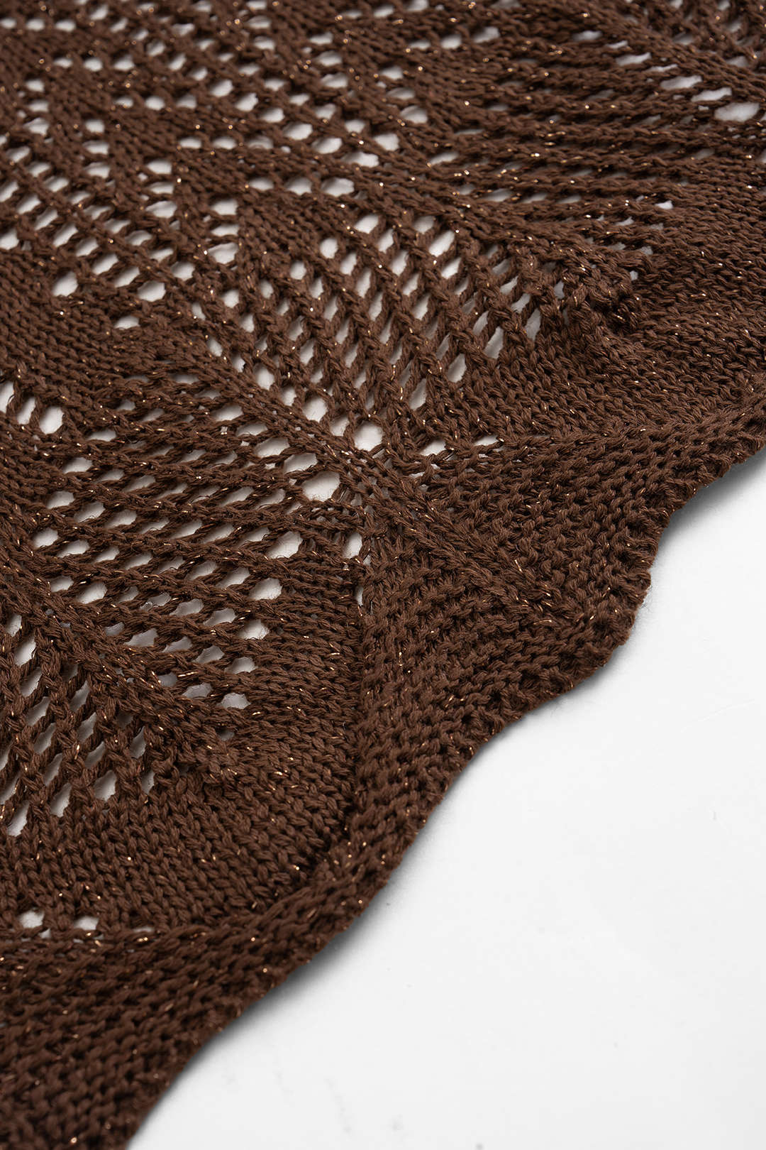 Örgü Deliğe Sahip Kolsuz Elbise