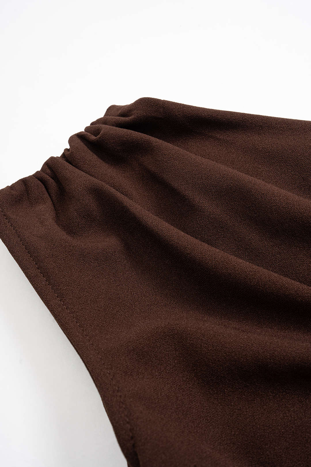 Siyah Şık Kolsuzluk Asimetrik Kesimlilik Uzun Elbise