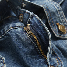 kemerli denim şort etek